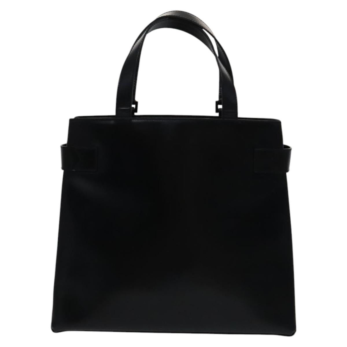 GUCCI Hand Bag Leather Black Gold 000 2046 000 2046 - 2