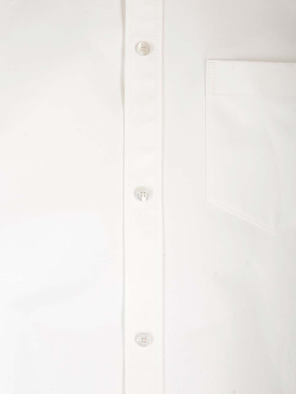 Large-Fit Shirt Shirts White - 4