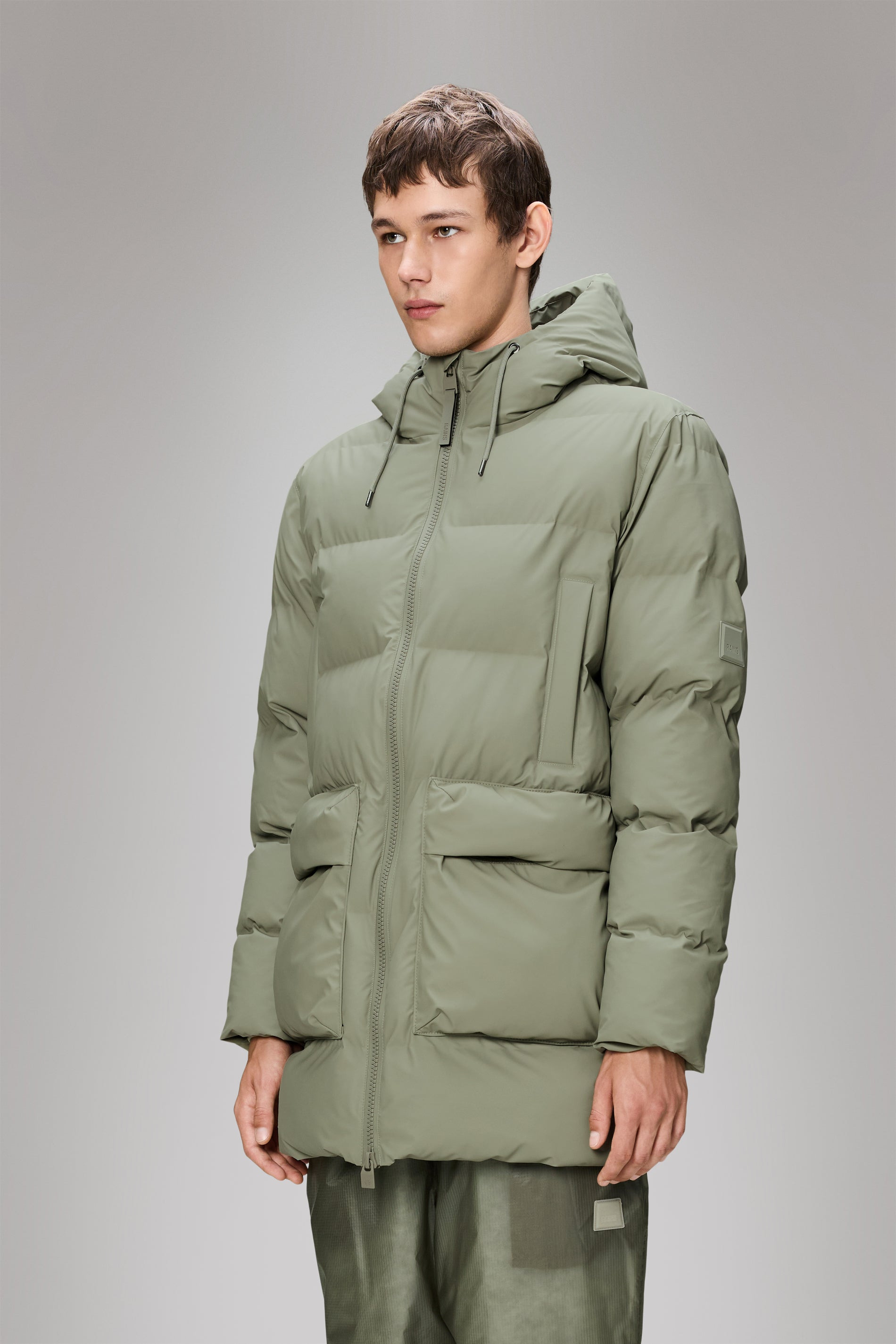 Alta Long Puffer Cargo Jacket - 5