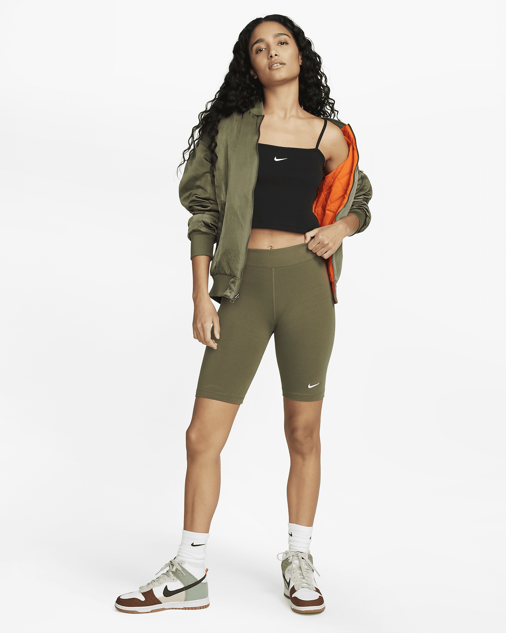 Nike Sportswear Essential Women's Mid-Rise 10" Biker Shorts - 4