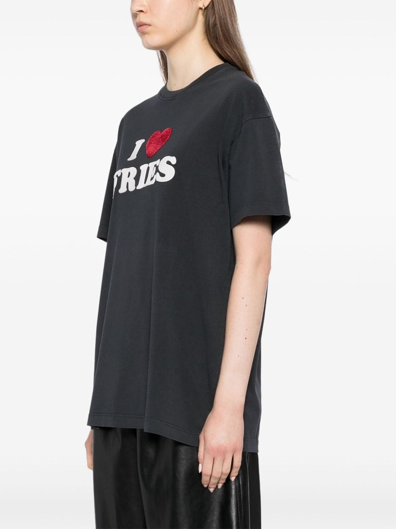 fries-appliquÃ© t-shirt 3