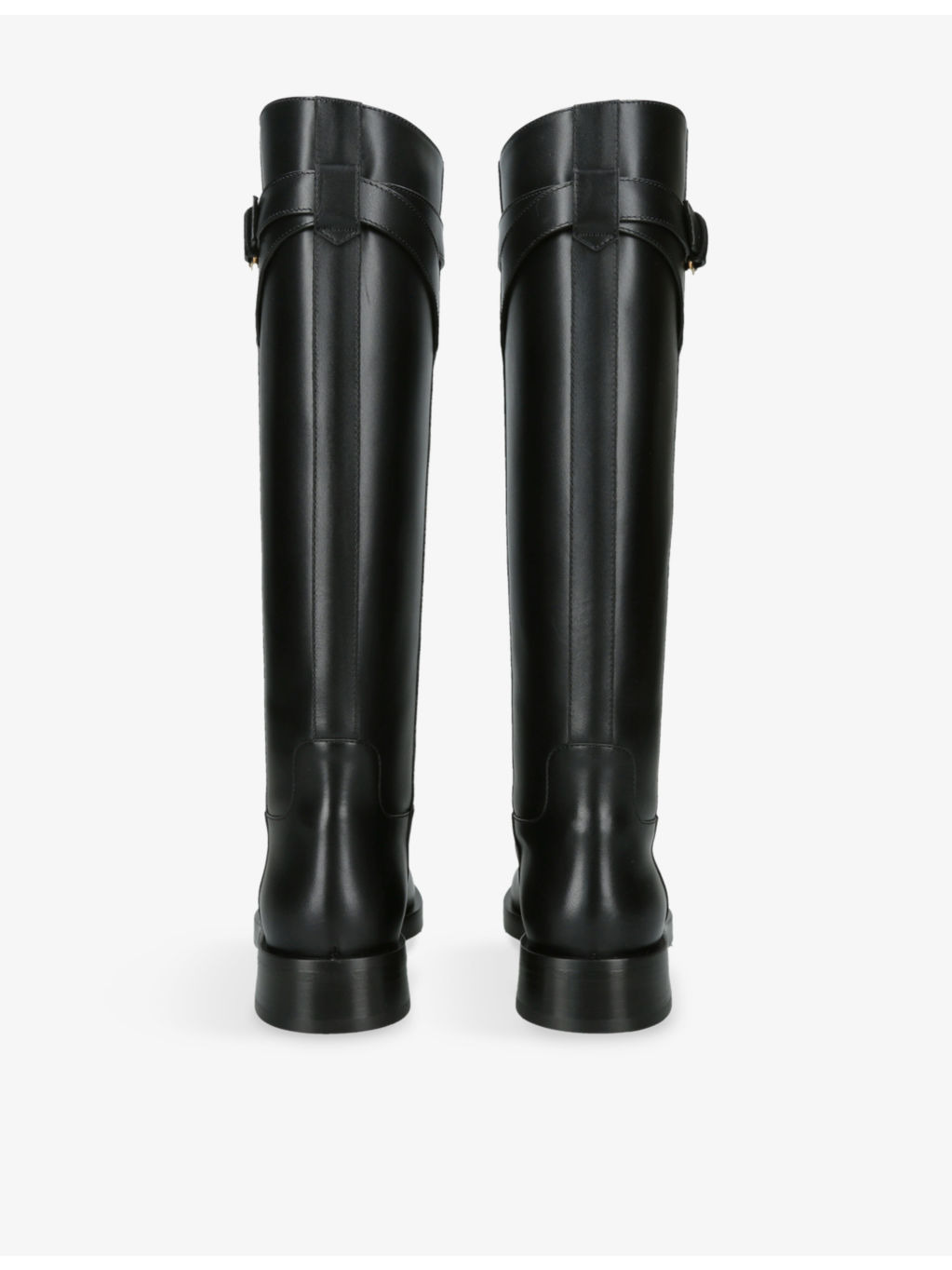 VLogo Leather Knee-High Boots - 3