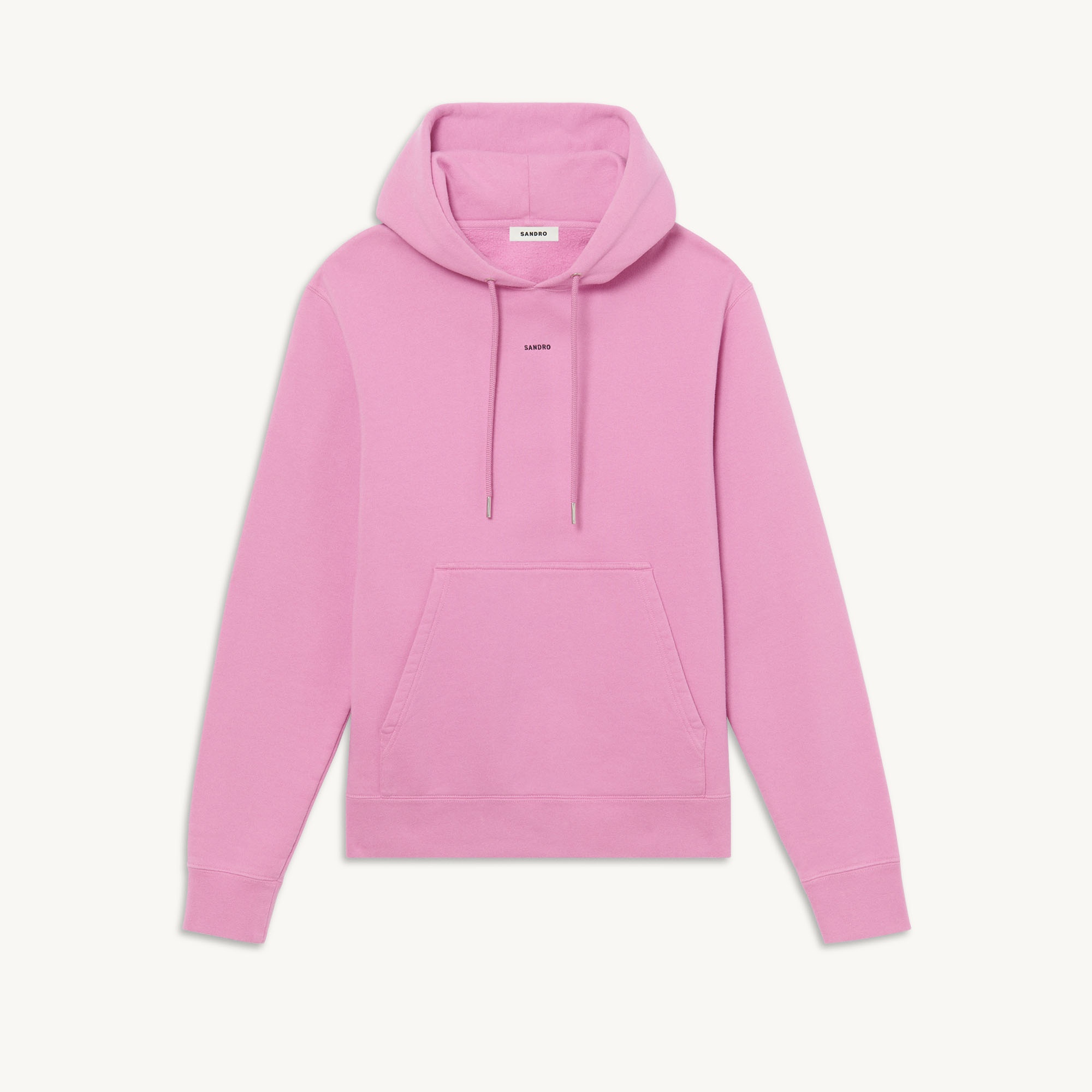 Hoodie sweatshirt with logo embroidery - 1