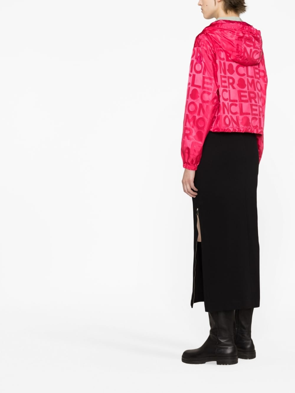 logo-print windbreaker - 4
