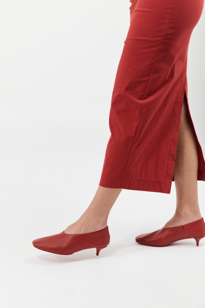 Soft Glove Heel - Rosso - 2