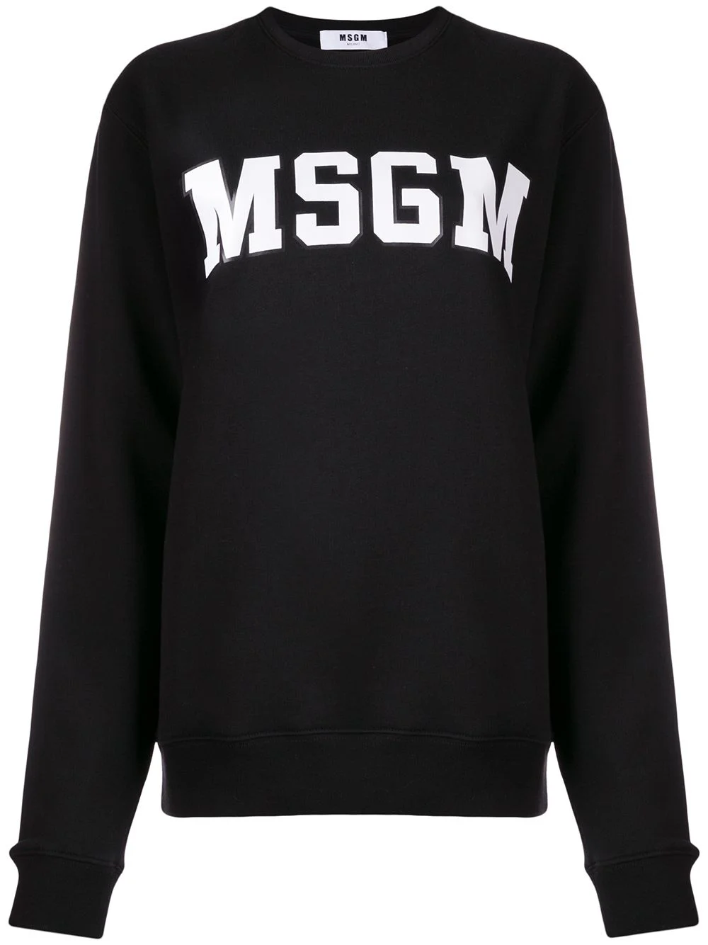 logo patch sweater - 1