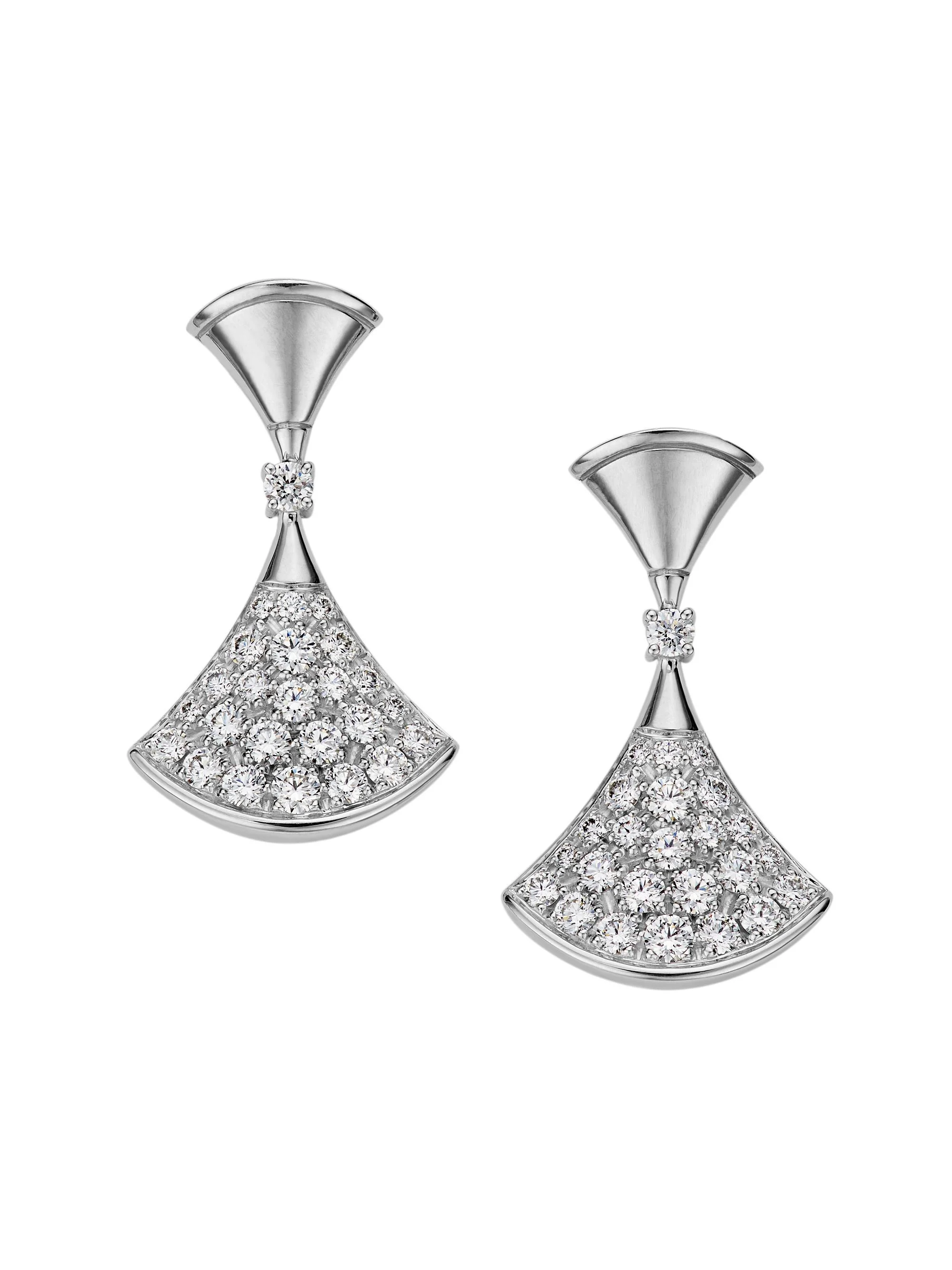 Women's Divas' Dream 18K White Gold & Diamond Earrings - White Gold - 1