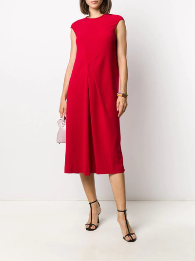 Aspesi draped-detail midi dress outlook