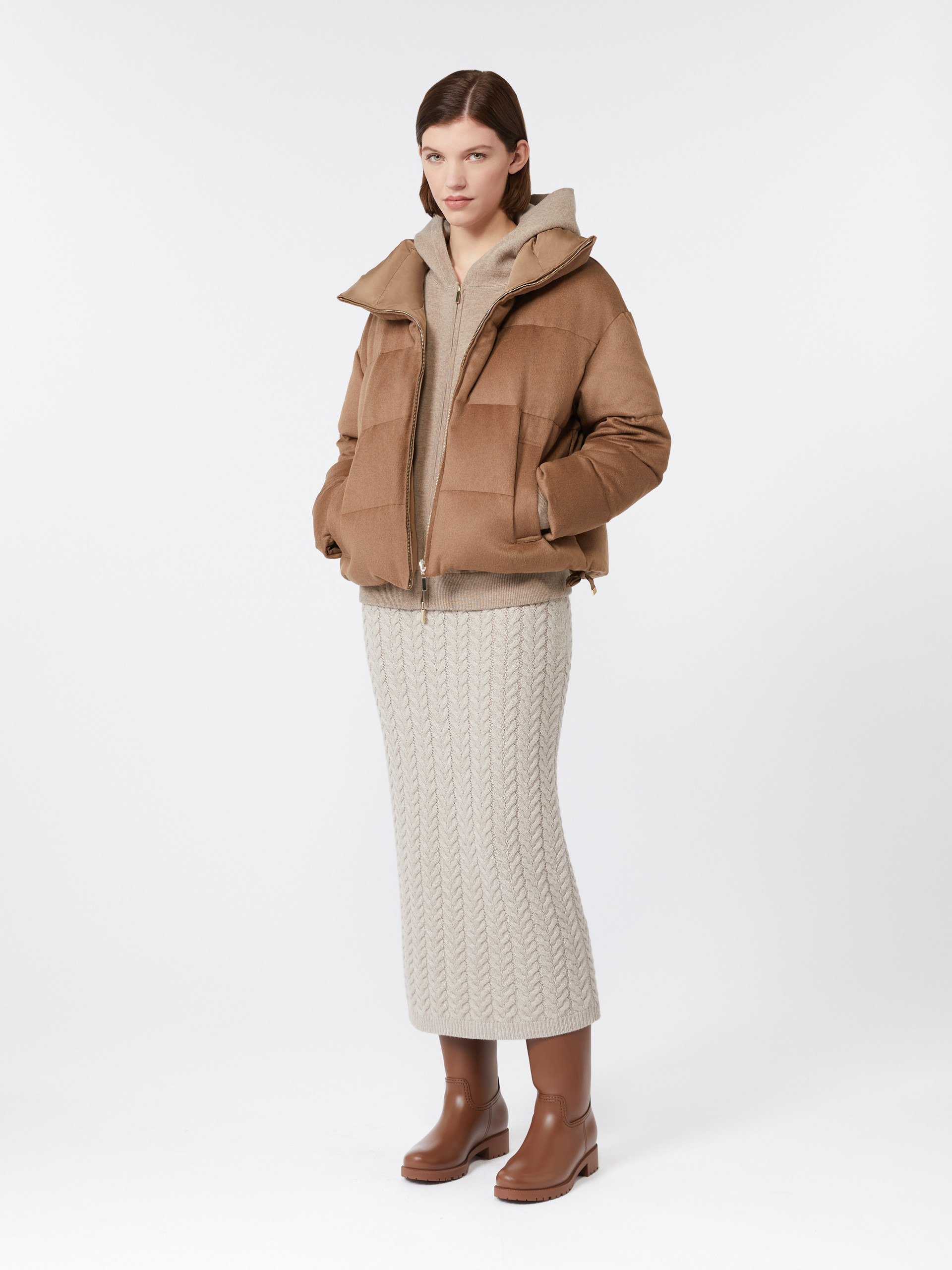 KURT Wool and cashmere hooded cardigan - 2