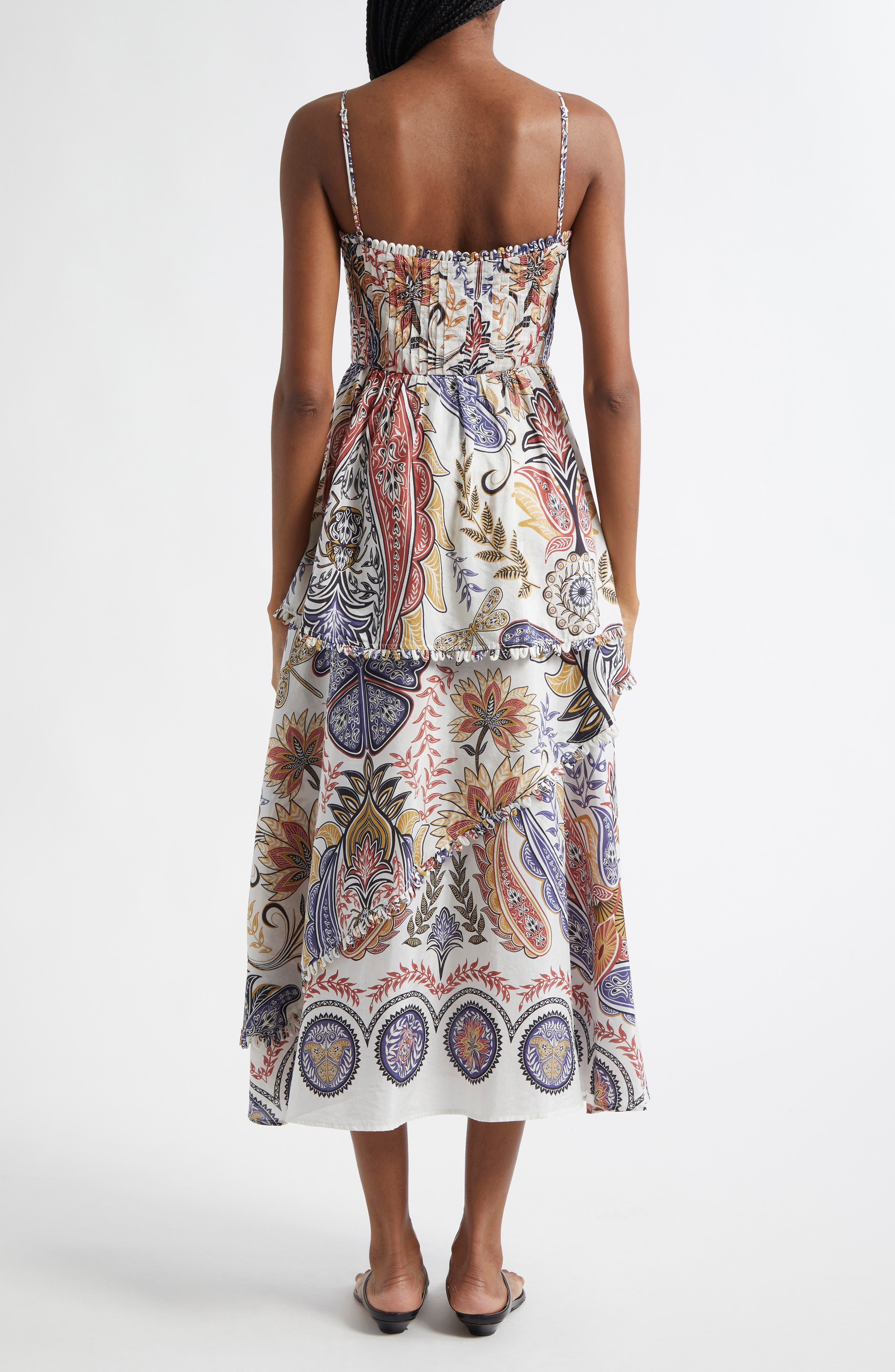 FARM Rio Boho Glam Floral Sundress in Boho Glam Off-White at Nordstrom - 2