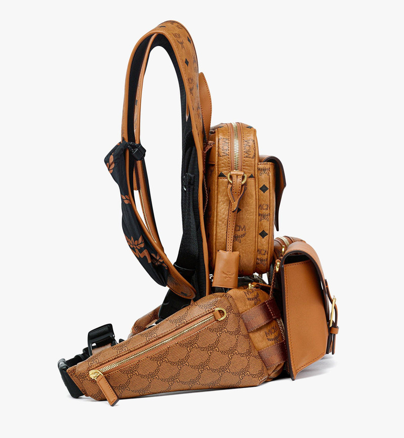 MCM Aren Multi-Backpack in Visetos outlook
