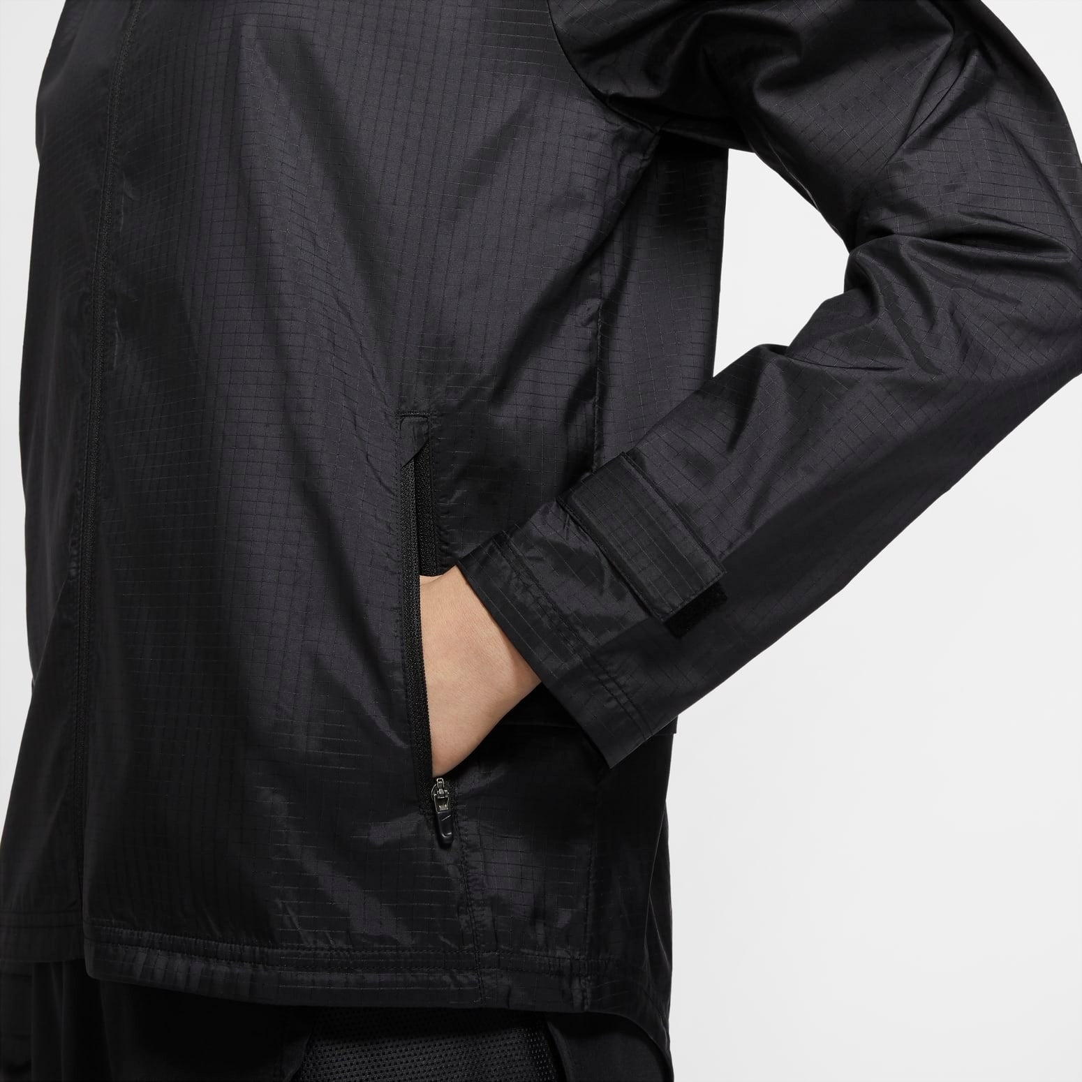 (WMNS) Nike Essential Jacket 'Black' CU3217-010 - 3
