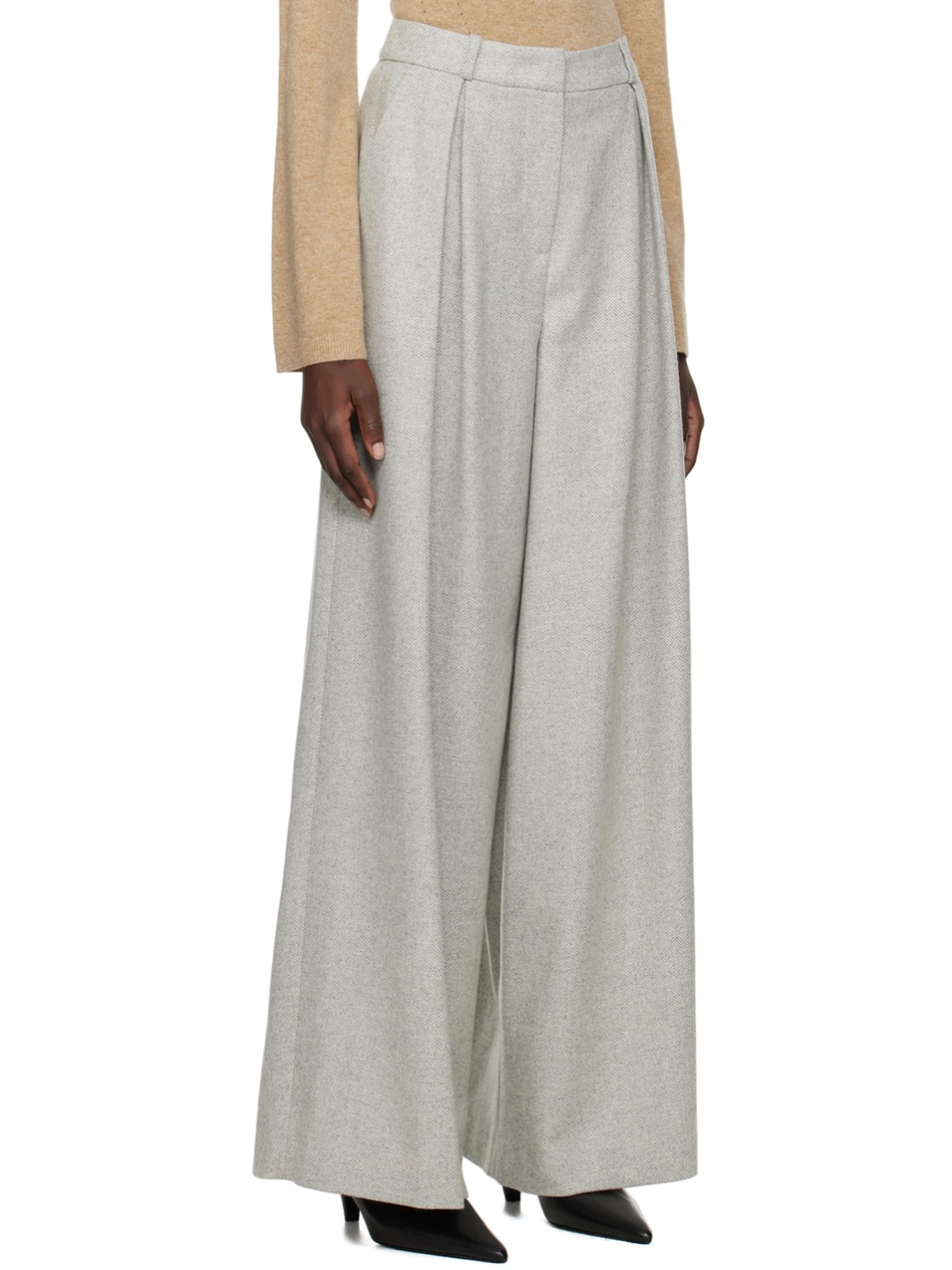 Gray Trento Trousers - 2