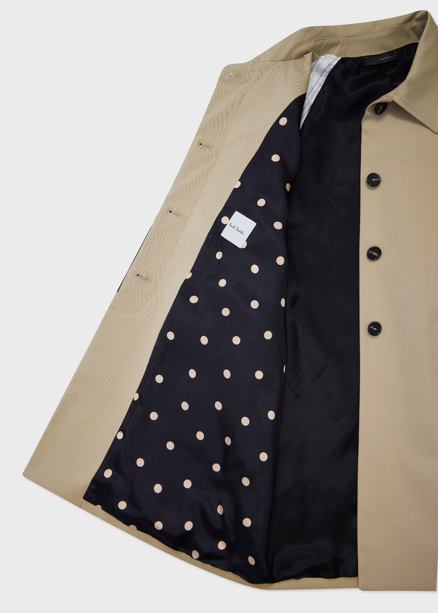 ジャケット PAUL SMITH Women Jackets W1R 366J N01934 63A Stone Beige Paul Smith Women's Stone Cotton Trapeze Short Jacket