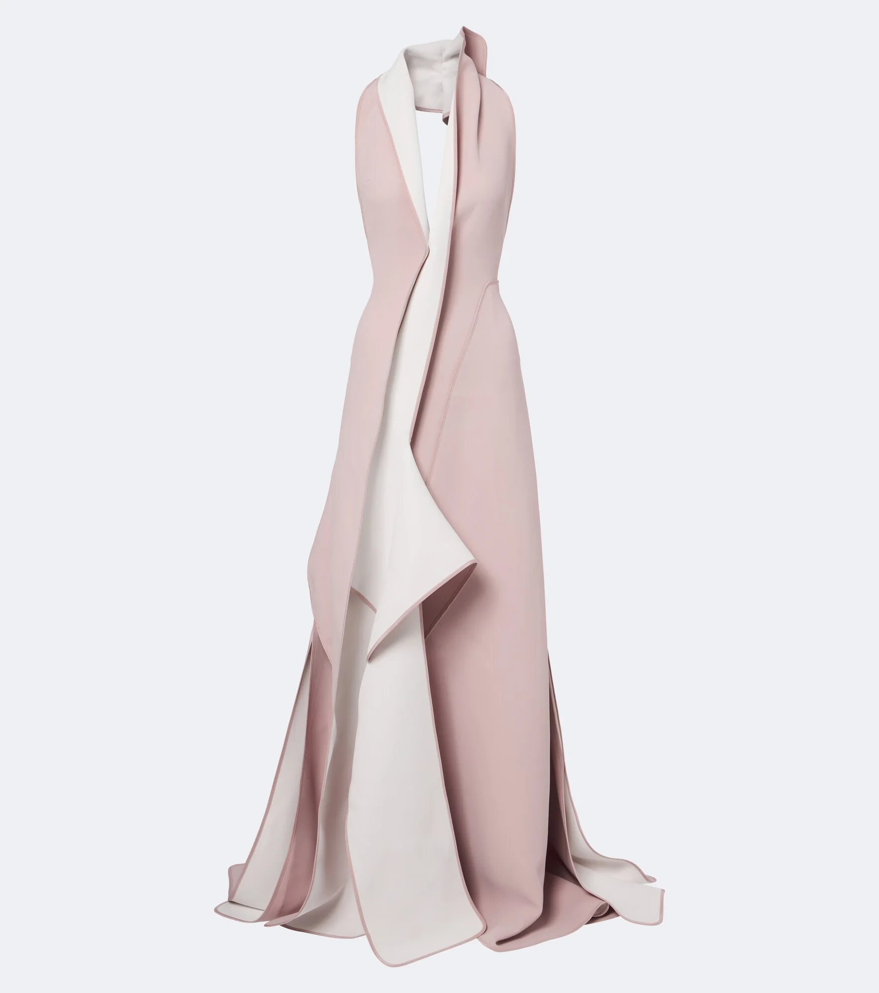 Allude asymmetric draped jersey gown - 1