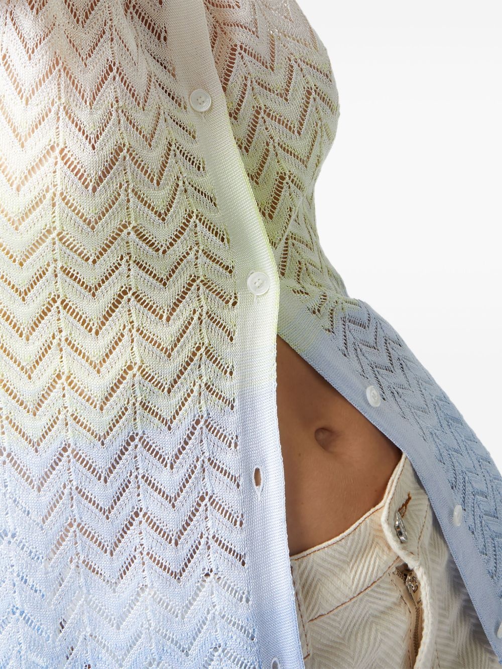 gradient-effect cardigan - 4