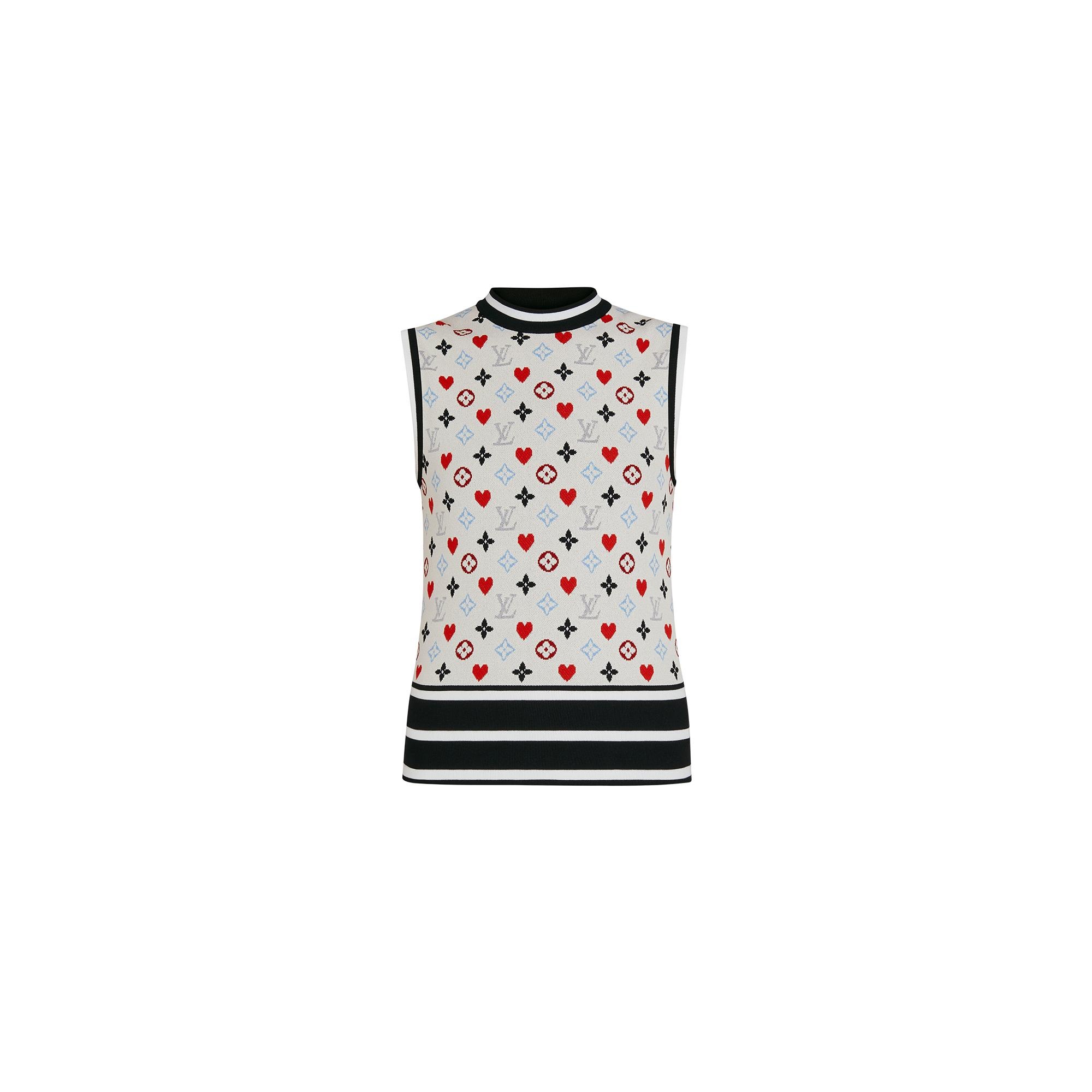 Game On Contrast Stripe Sleeveless Pullover  - 1