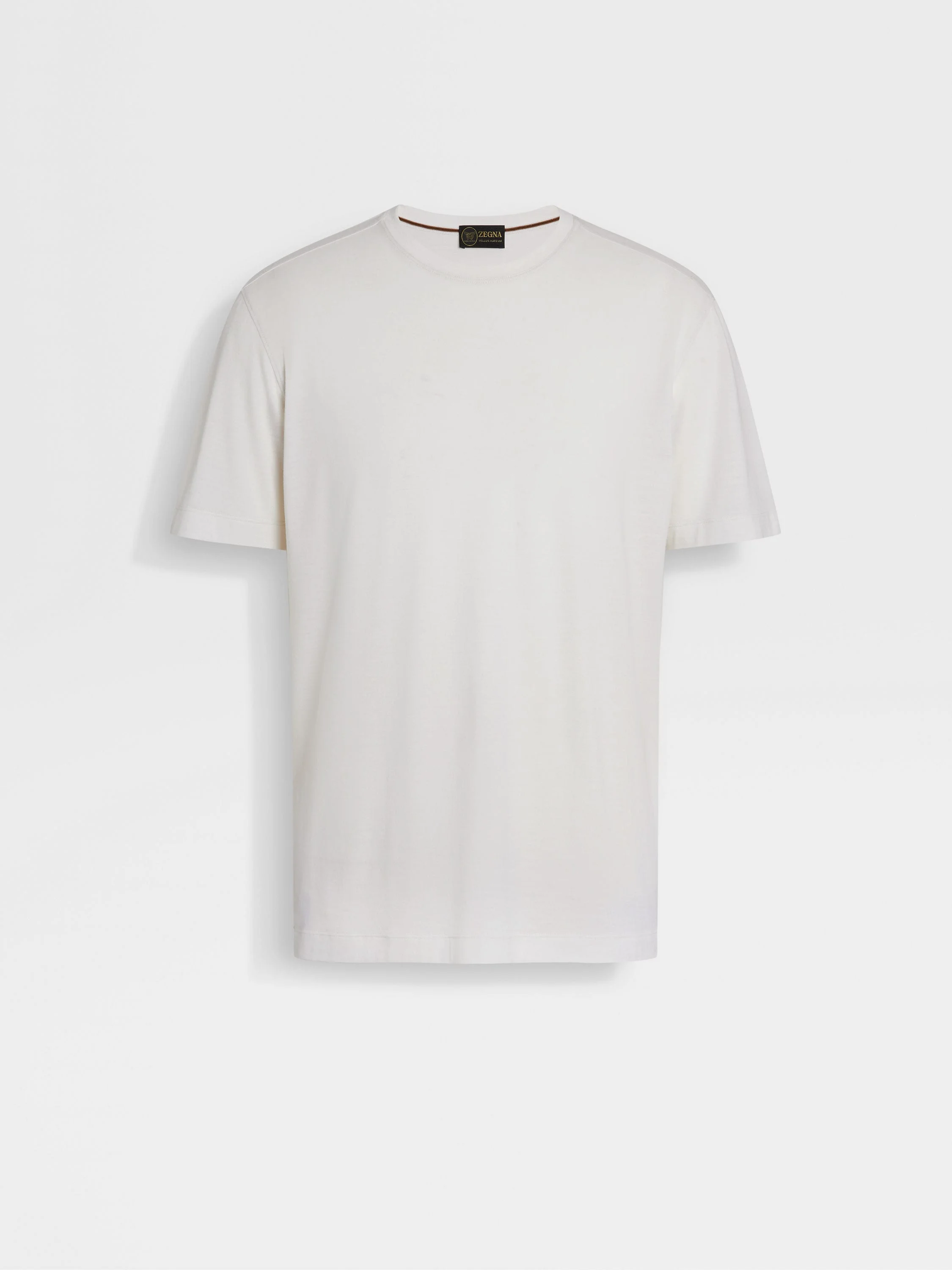 WHITE VELLUS AUREUM T-SHIRT - 1