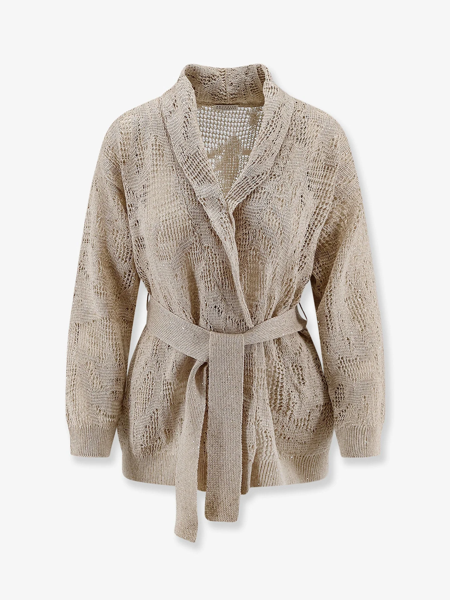 Cotton And Linen Cardigan - 1