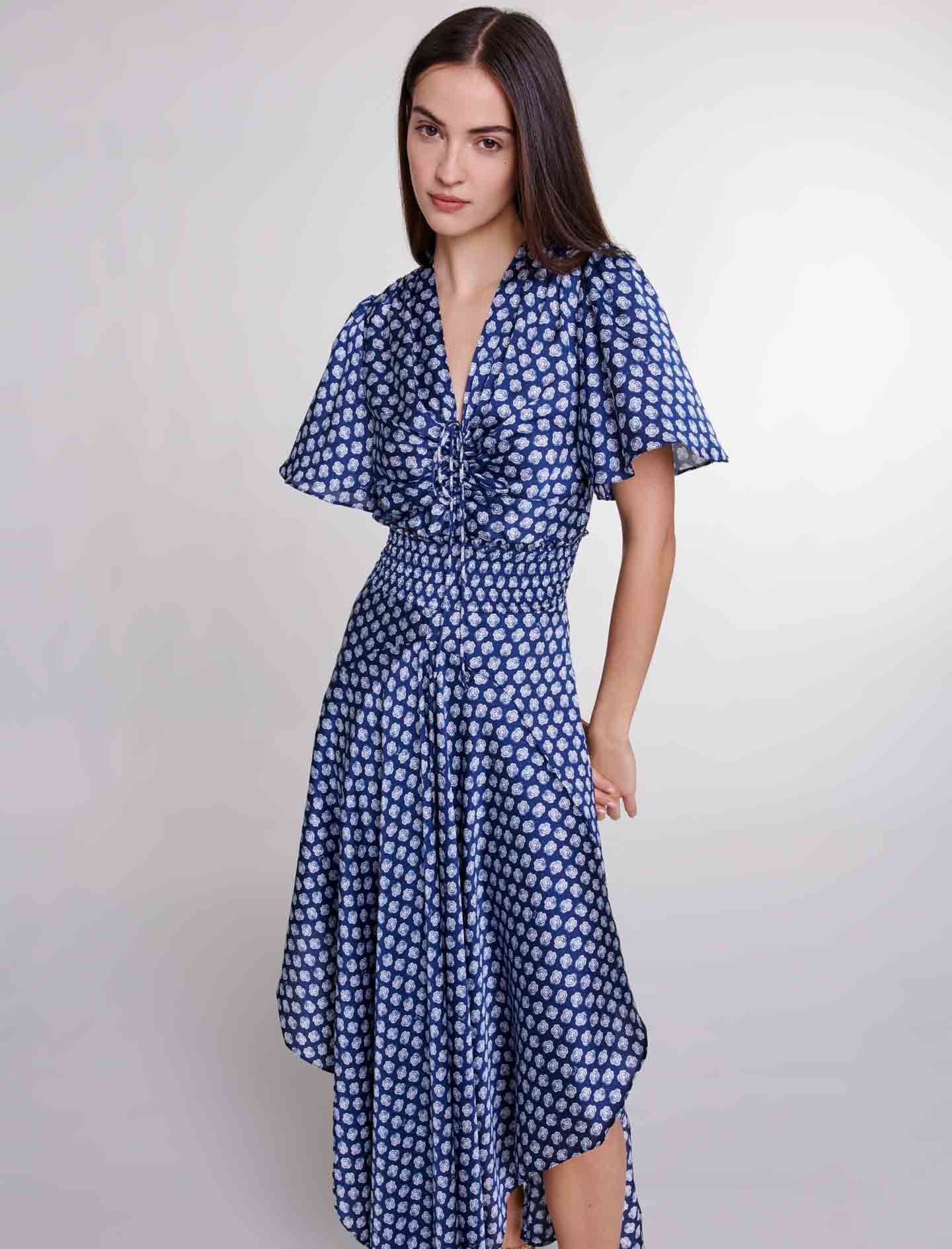 Patterned maxi dress - 8