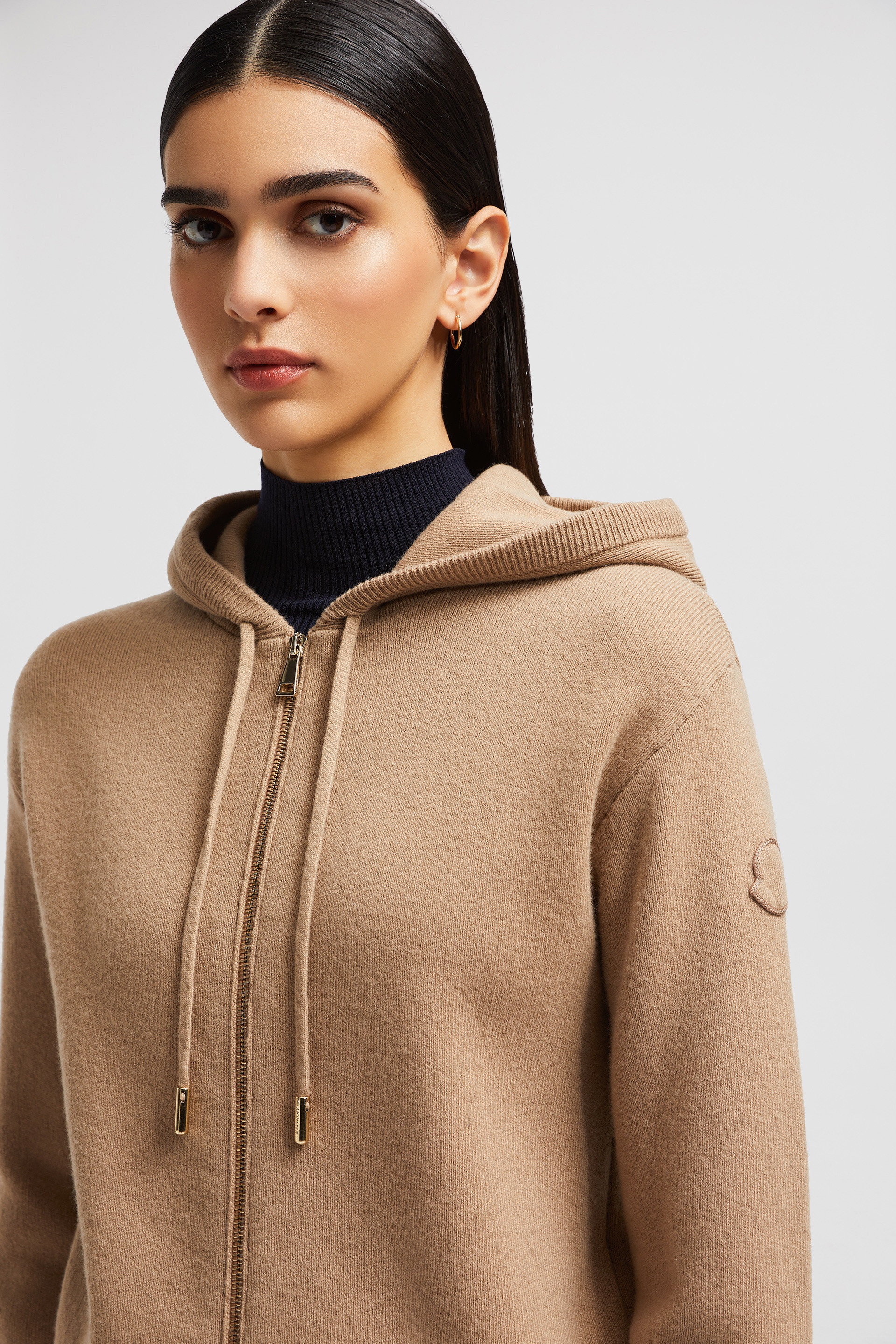 Wool & Cashmere Zip-Up Hoodie - 4