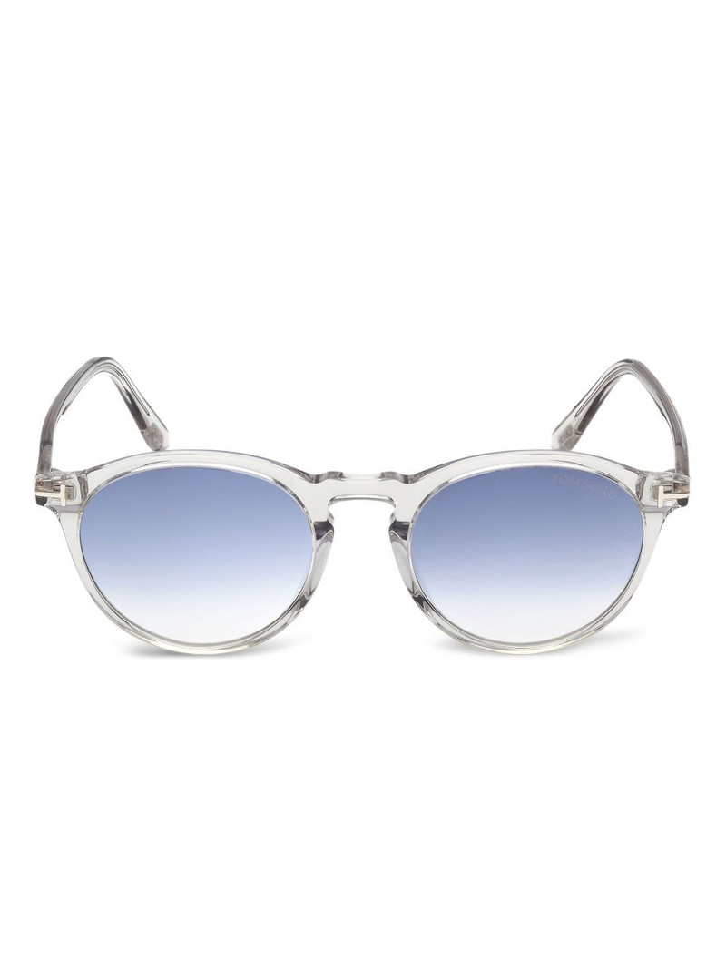 TOM FORD gradient-lenses round-frame sunglasses outlook
