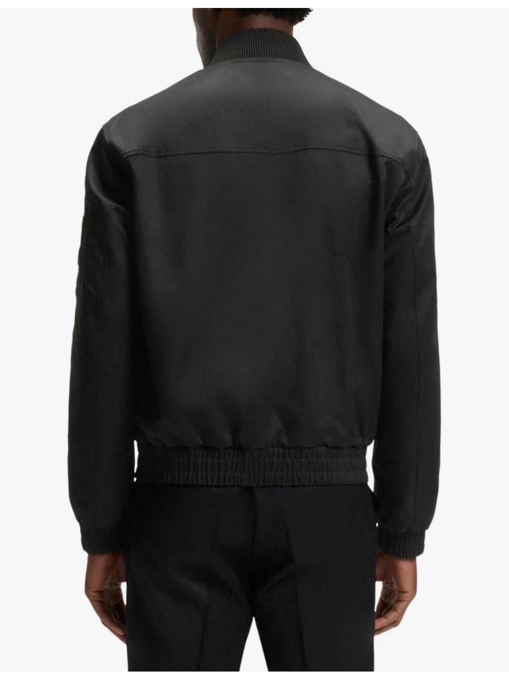 Regular-Fit Zip-Up Woven Bomber Jacket - 4