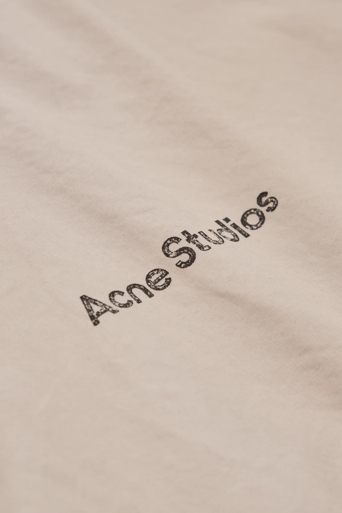 Acne Studios Logo Zipper Jacket Dusty White - 6