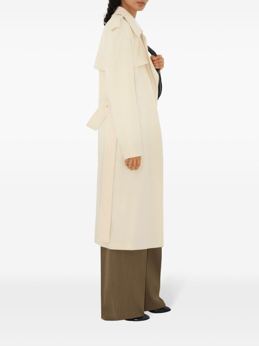 cashmere wrap coat - 3