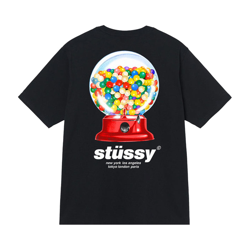Stüssy Stussy Gumball Tee 'Black' outlook