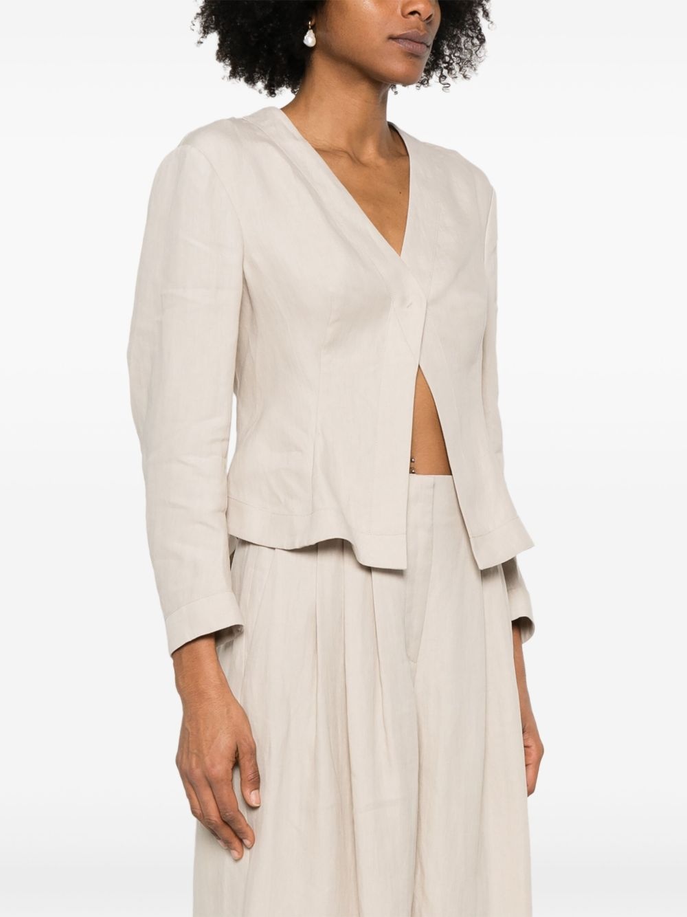 linen jacket - 3