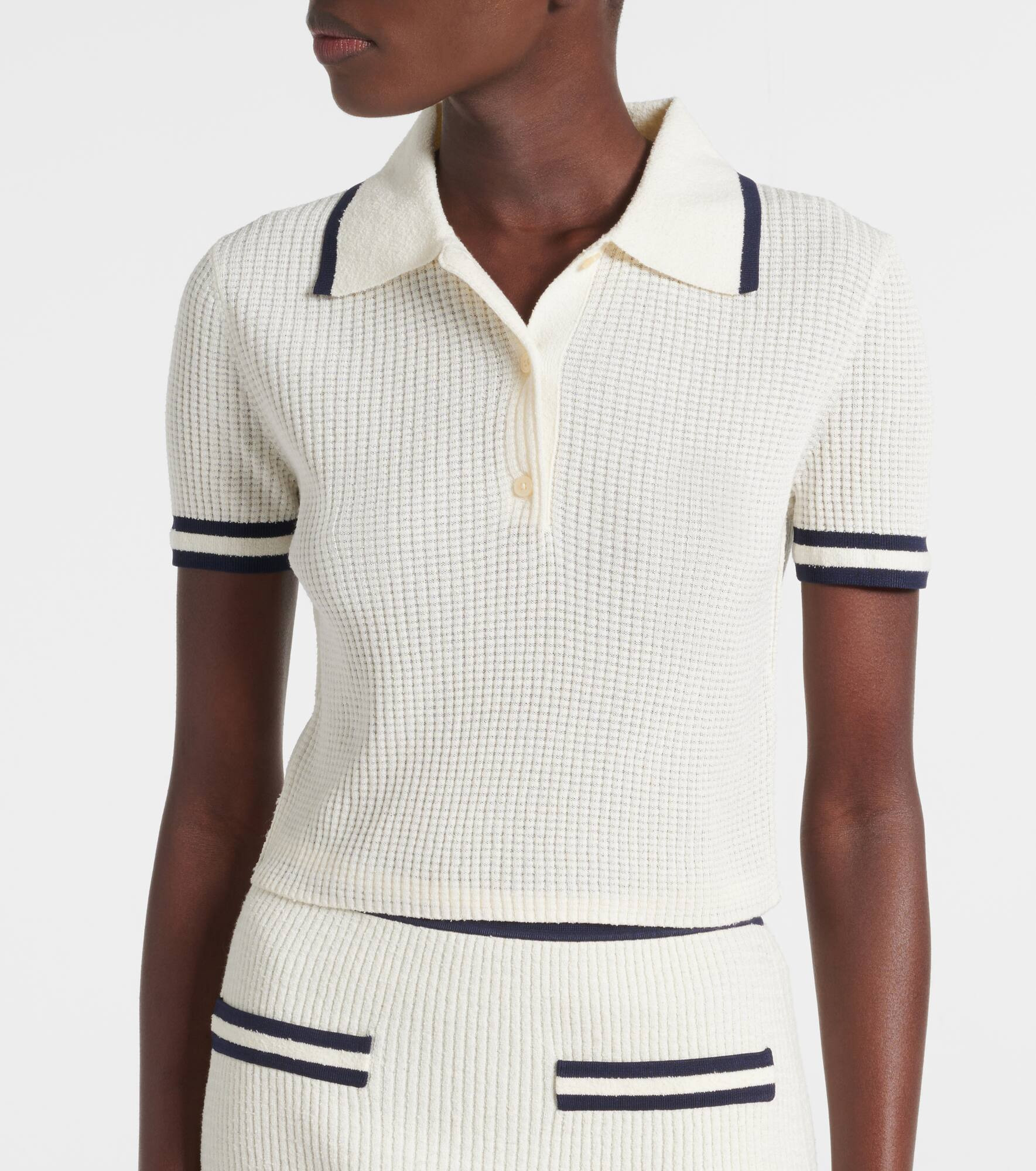 Whitten bouclé polo shirt - 5