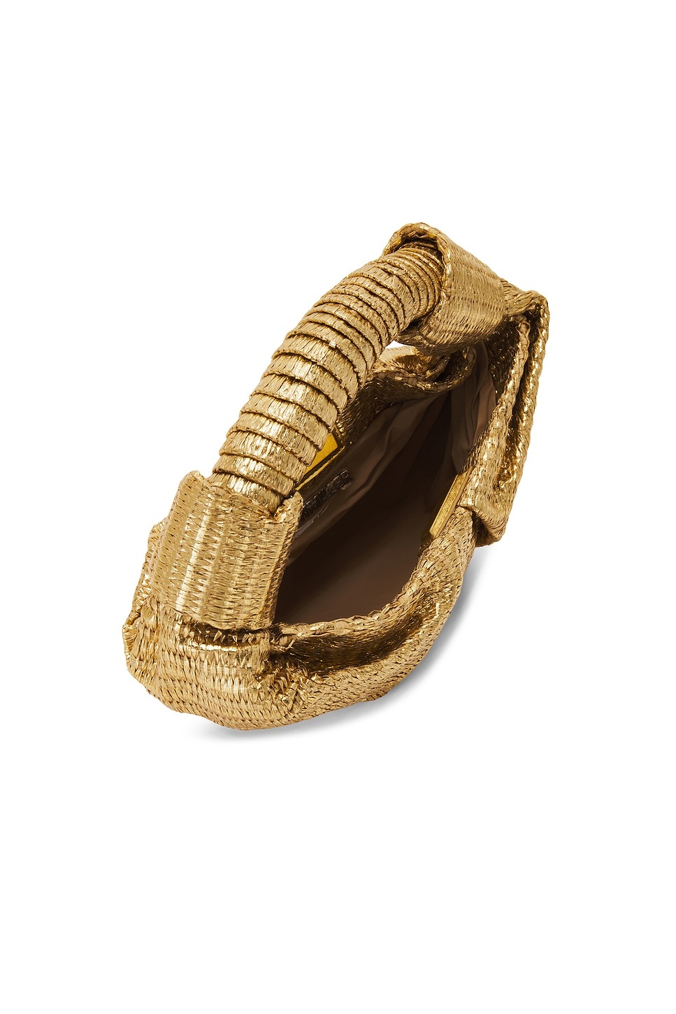 Metallic Raffia Lopsy Bag - 4