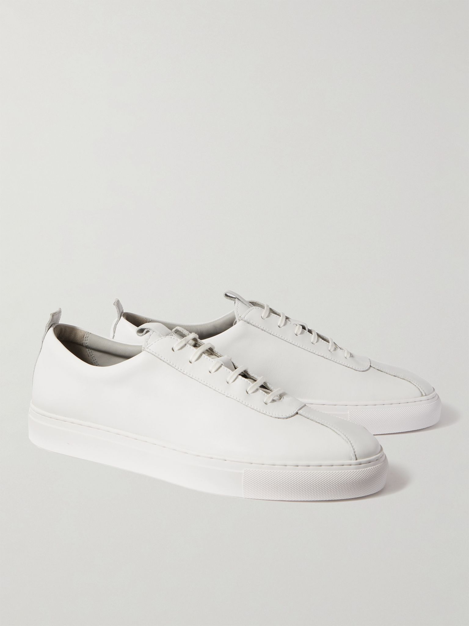 Leather Sneakers White - 4