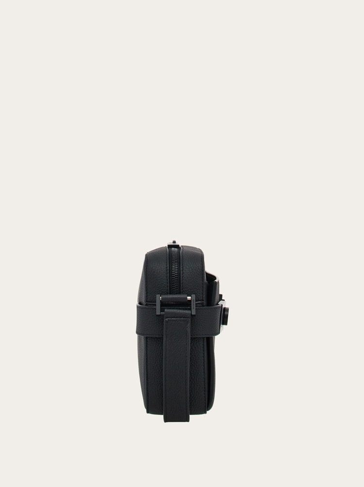 SHOULDER BAG WITH GANCINI BUCKLES - 3