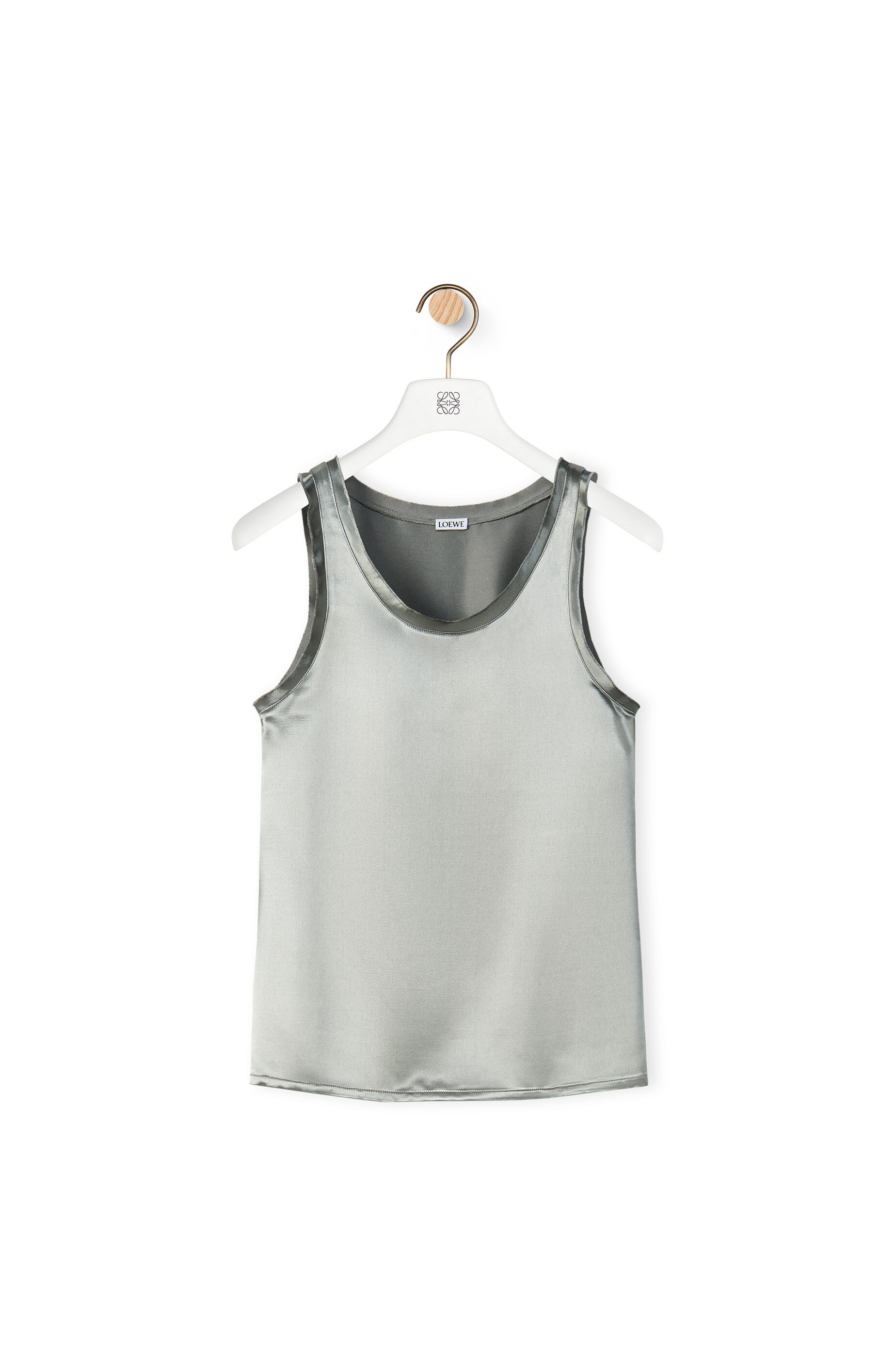 Tank top in satin - 1