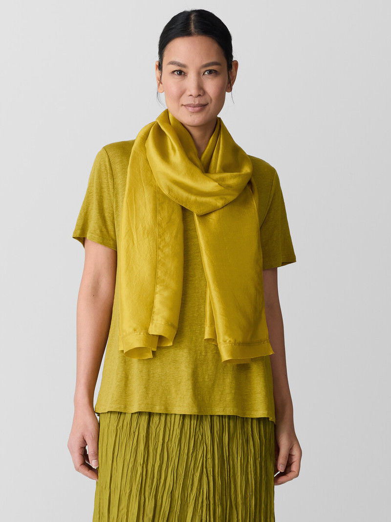 Washed Transitional Silk Scarf 3