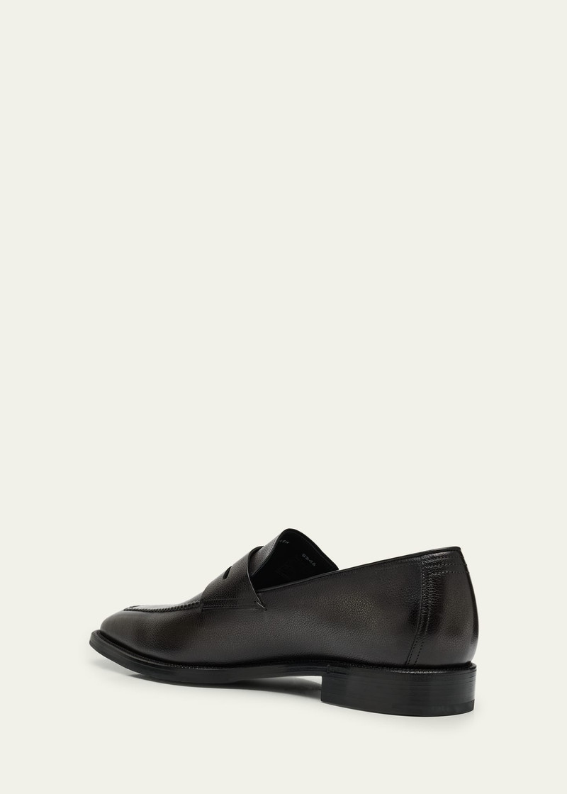 Berluti Men's Andy Demesure Neo Flex Leather Penny Loafers outlook