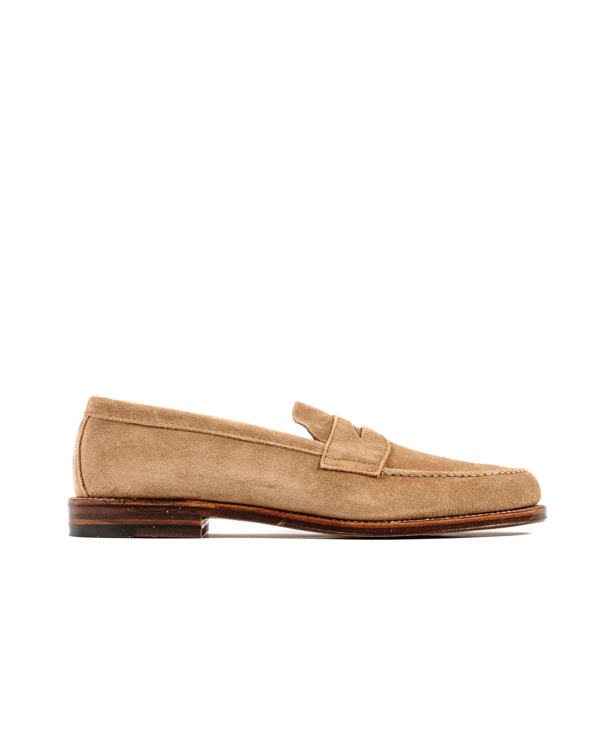 Unlined Leisure Handsewn Tan Suede 6244F - 1