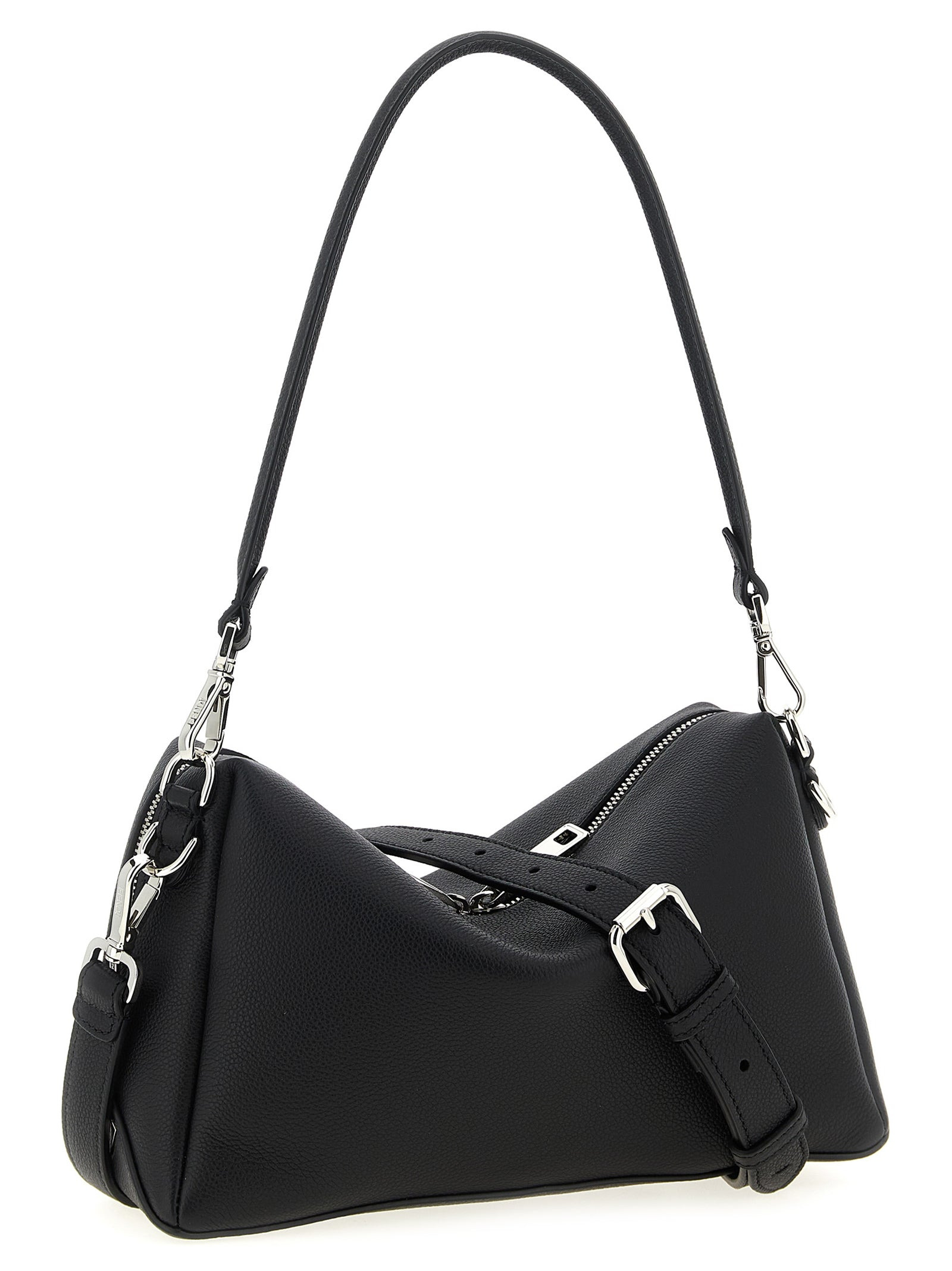 Fendi Lui Shoulder Bags Black - 2