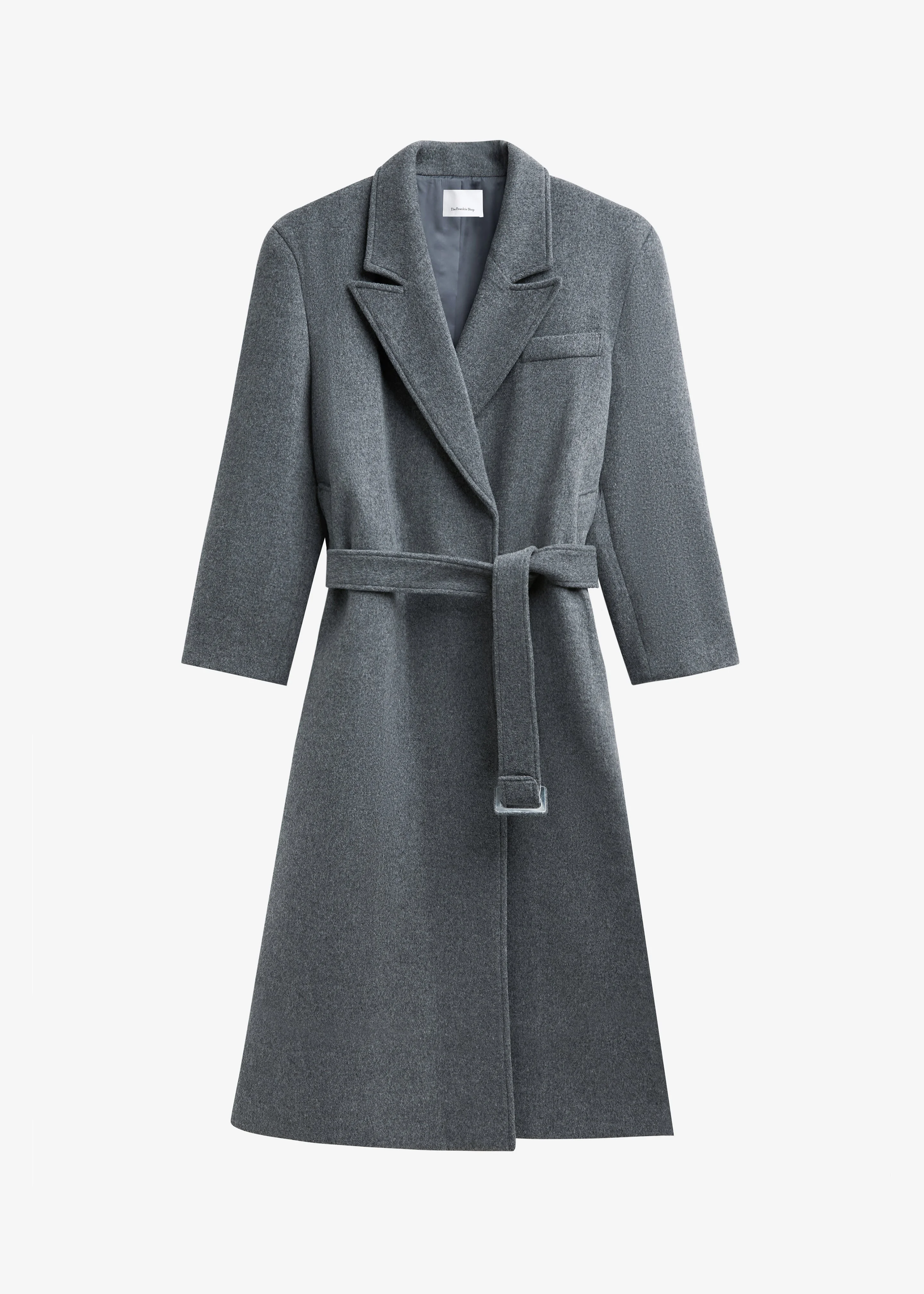 Ticino Wool Coat - Grey - 1