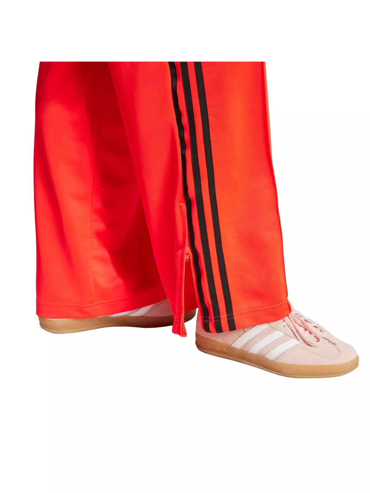 Originals Women's Adicolor Classic Firebird Loose Track Tracksuit Bottoms -Red/Black - 4