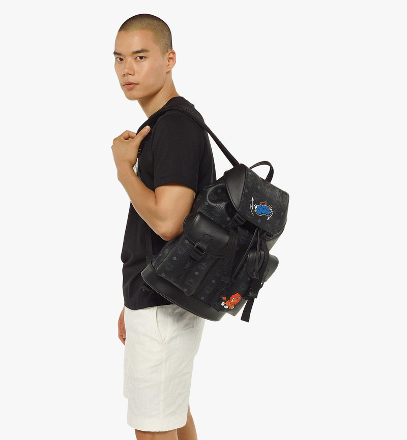 MCM Haru, Henry, Kaiser Brandenburg Backpack in Visetos outlook