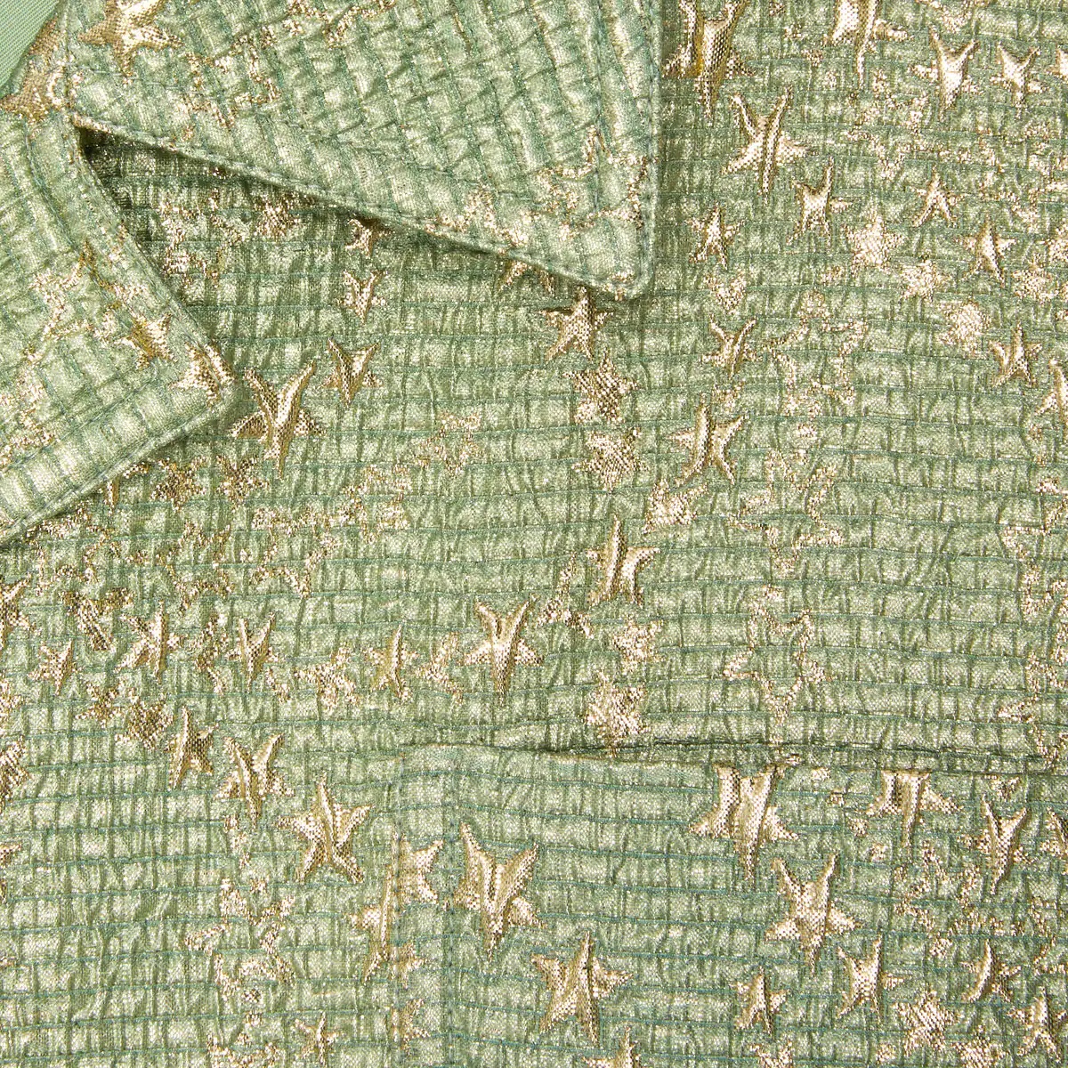 Gucci Lovelight stars ramage wool silk gilet - 5