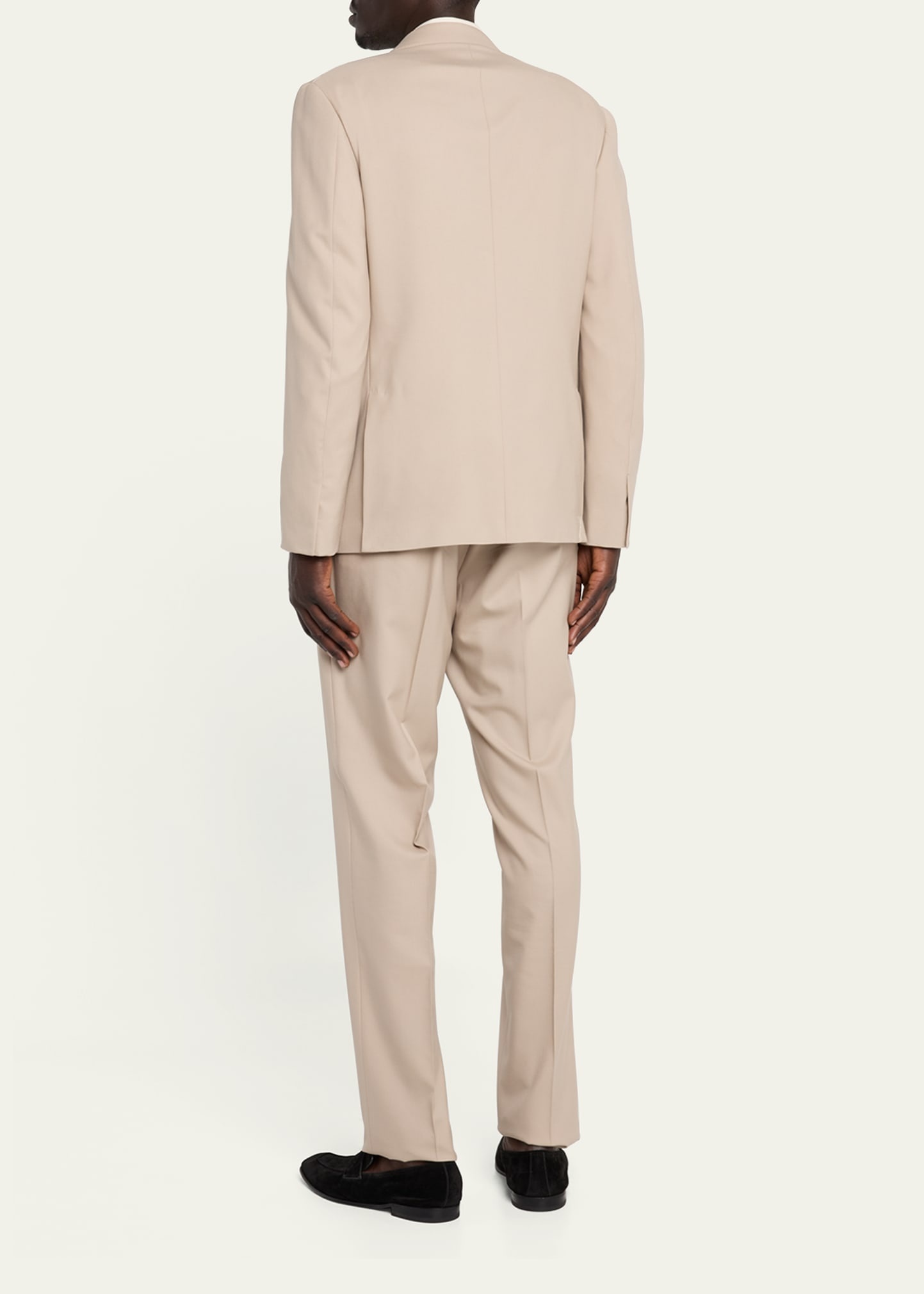 Men's Trofeo Wool Solid Suit - 3