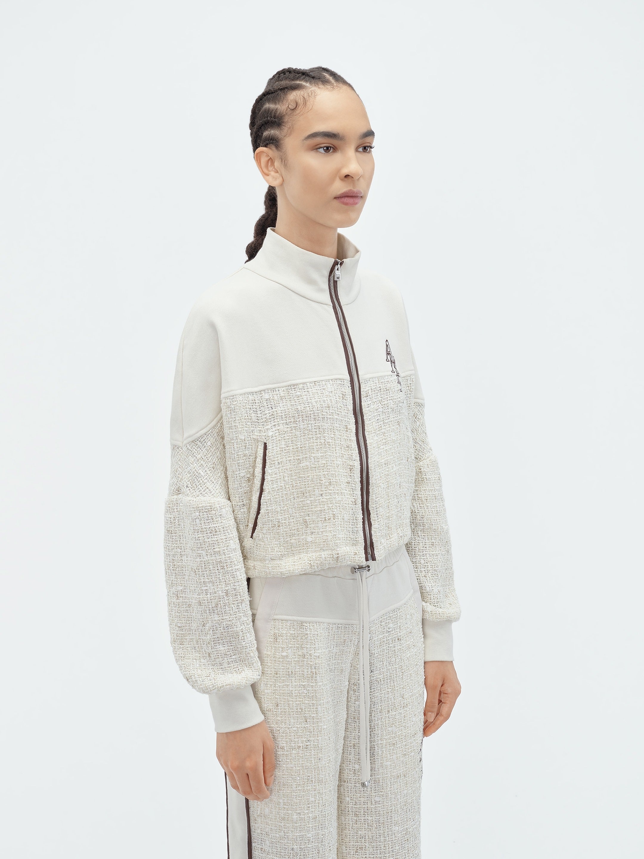 BOUCLE HYBRID TRACK JACKET - 4