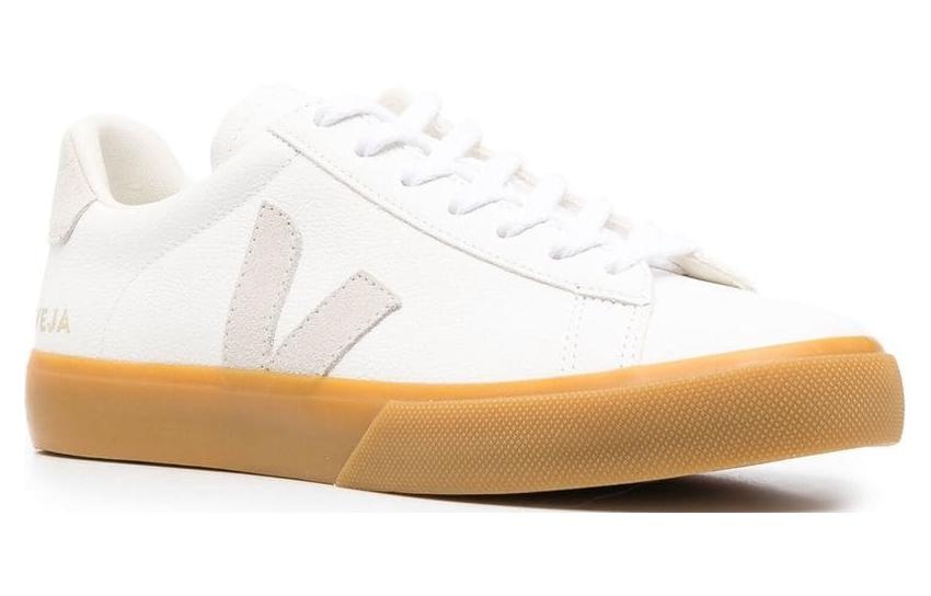 Veja Campo Chromefree Lace-Up Sneakers  'White Natural Brown' CP0503147B - 3