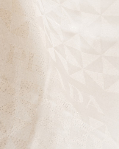 Prada Wool, silk, cashmere and Lurex jacquard shawl outlook