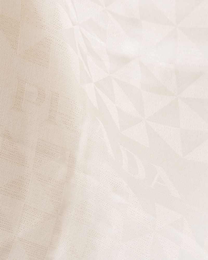 Prada Wool, silk, cashmere and Lurex jacquard shawl outlook