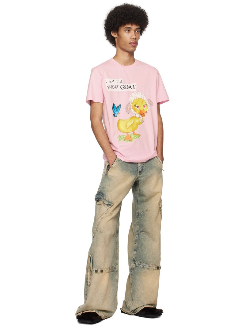 EGONLAB Beige Cargo Pocket Jeans outlook